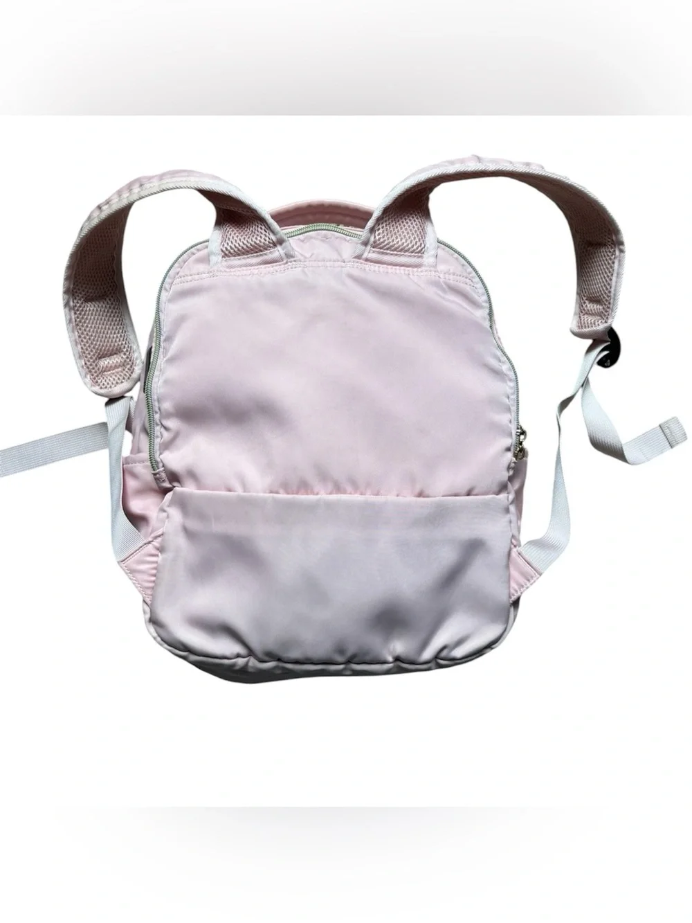 Matein Pink Quilted Backpack Zip Closure Pockets Padded Straps Top Handle